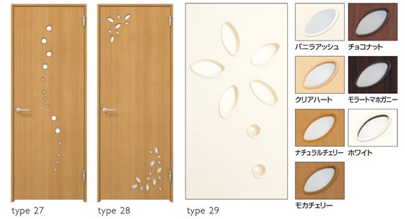 玄関室内ドア　デザイン