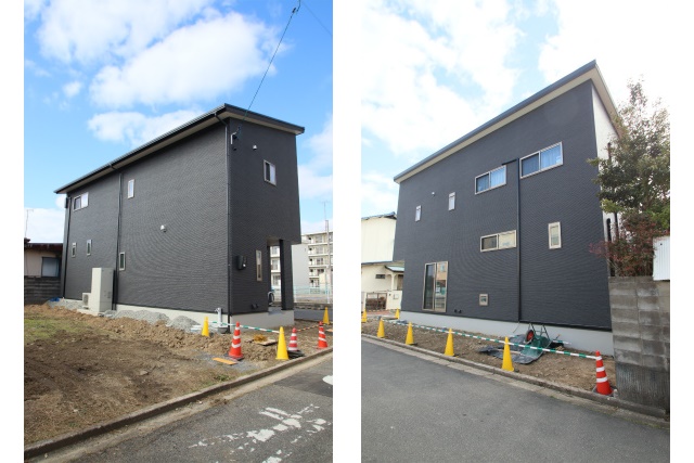 タテ2枚　外観