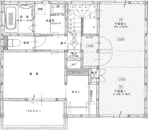 2F平面図　見学会短冊用　◎